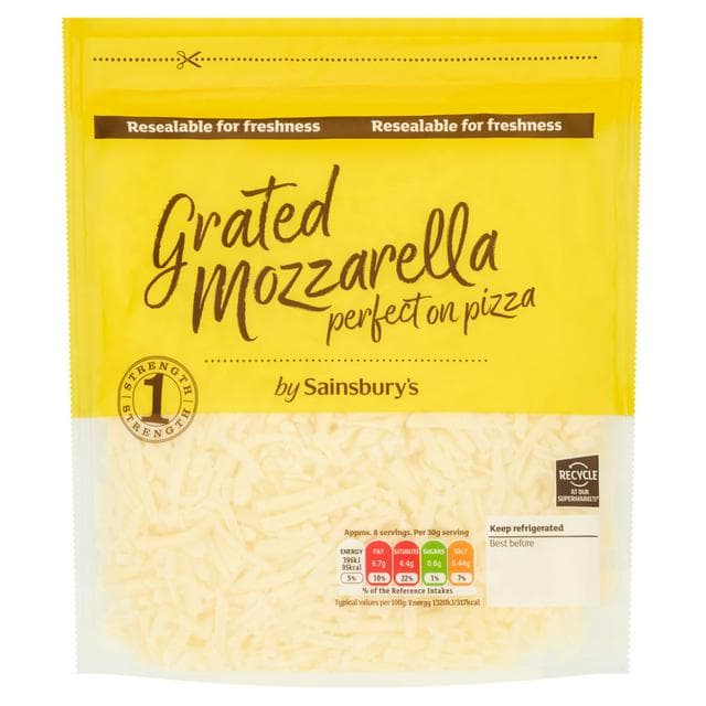 Sainsbury's Grated Mozzarella Cheese 250g - gallery image 1