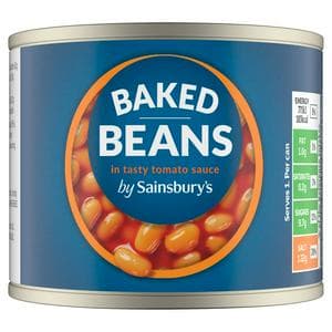 Sainsbury's 215g Baked Beans In Tomato Sauce