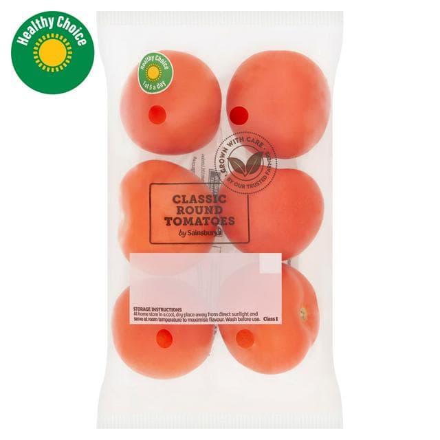 Sainsbury's Classic Round Tomatoes x6 - gallery image 1