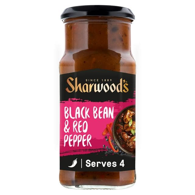 Sharwood's Black Bean & Red Pepper Cooking Sauce 425g - gallery image 1