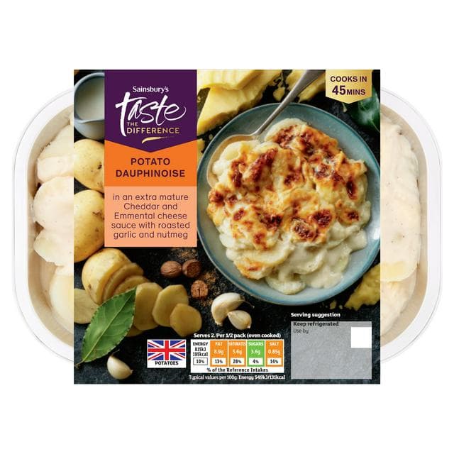 Sainsbury's 400g Potato Dauphinoise, Taste the Difference - gallery image 1