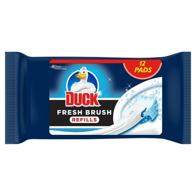 Duck Toilet Cleaner Fresh Brush Refills x12 - gallery image 1