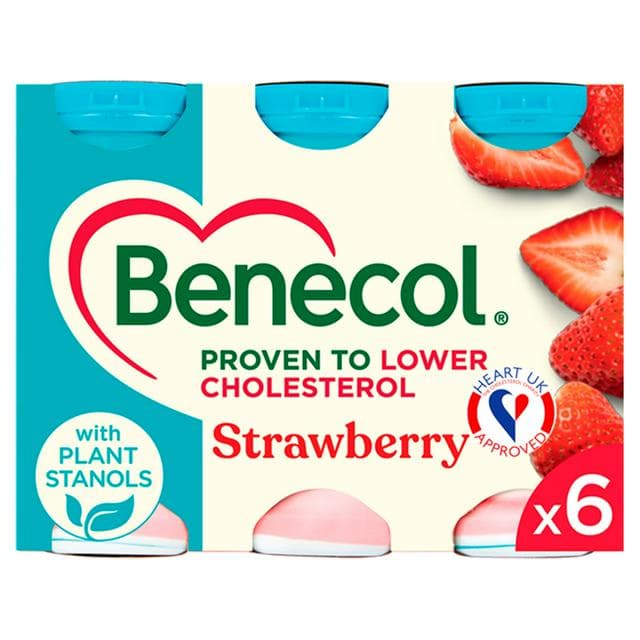 Benecol Yogurt Drink Strawberry 6x67.5g - gallery image 1