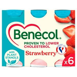 Benecol Yogurt Drink Strawberry 6x67.5g