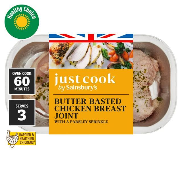 Sainsbury's Just Cook Butter Basted Chicken 500g - gallery image 1