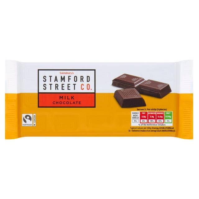 Stamford Street Co. Milk Chocolate 100g - gallery image 1
