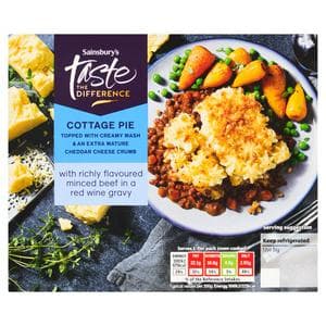 Sainsbury's Cottage Pie, Taste the Difference 400g (Serves 1)