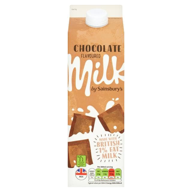 Sainsbury's Chocolate Milkshake 1L - gallery image 1