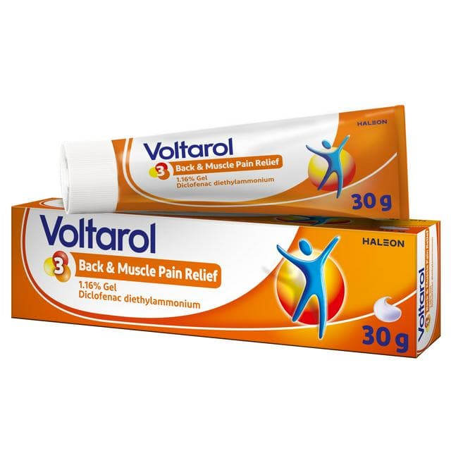 Voltarol Back and Muscle Pain Relief 1.16% Gel 30g - gallery image 1