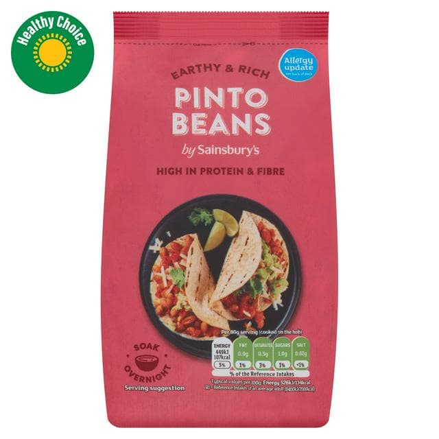 Sainsbury's Dried Pinto Beans Bag 500g - gallery image 1