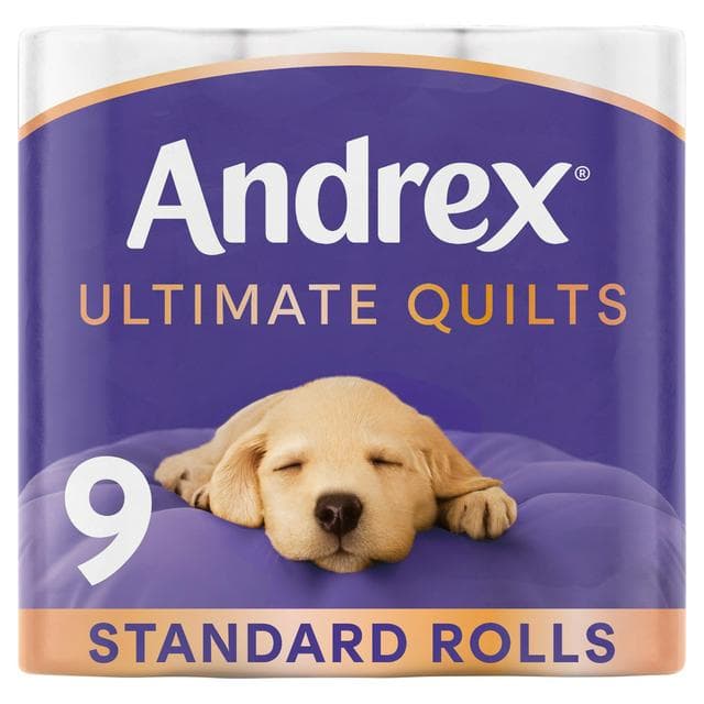 Andrex Ultimate Quilts Toilet Rolls x9 - gallery image 1