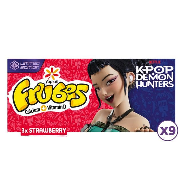 Frubes Kids Strawberry Yoghurt Tubes 9x37g - gallery image 1