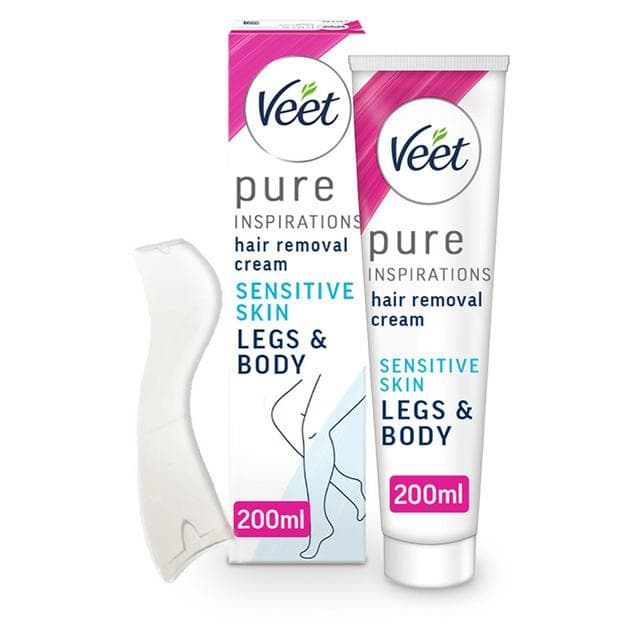 Veet Pure Hair Wax Cream Body & Legs for Sensitive Skin 200ml - gallery image 1