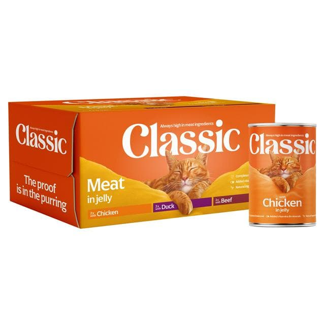 Butcher's Classic Meat in Jelly Wet Cat Food Tins 6 x 400g - gallery image 1