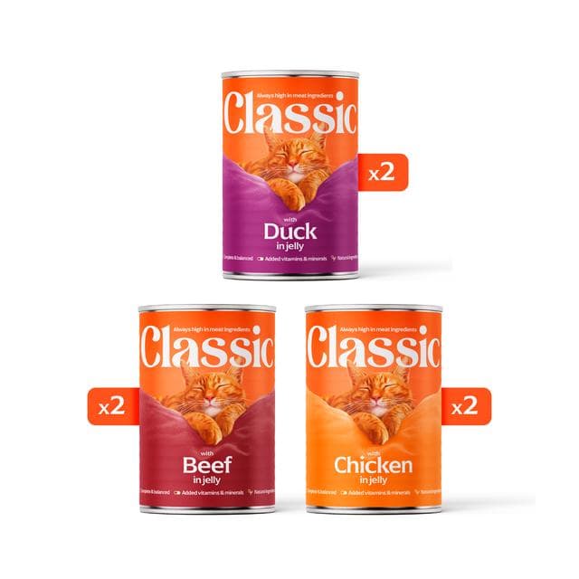 Butcher's Classic Meat in Jelly Wet Cat Food Tins 6 x 400g - gallery image 3