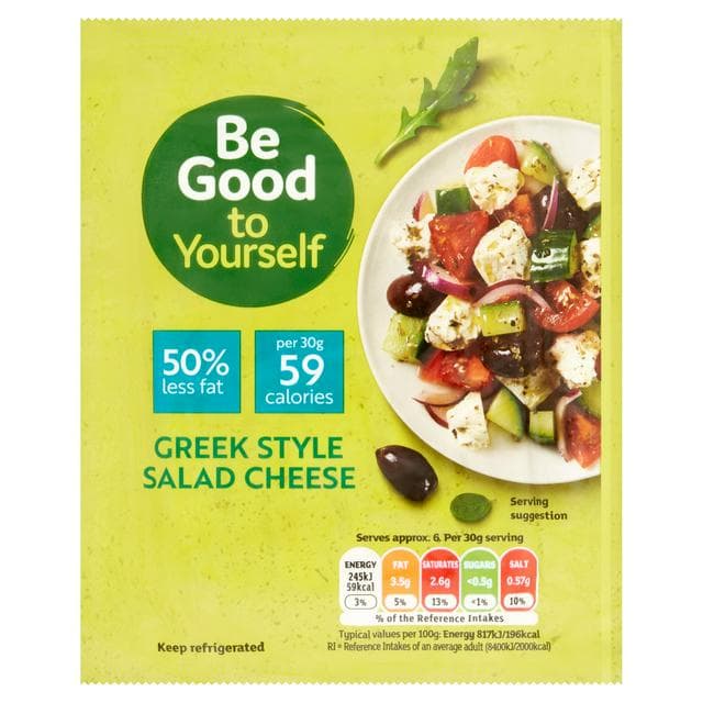 Sainsbury's Greek Style Salad Cheese, Be Good to Yourself 200g - gallery image 1