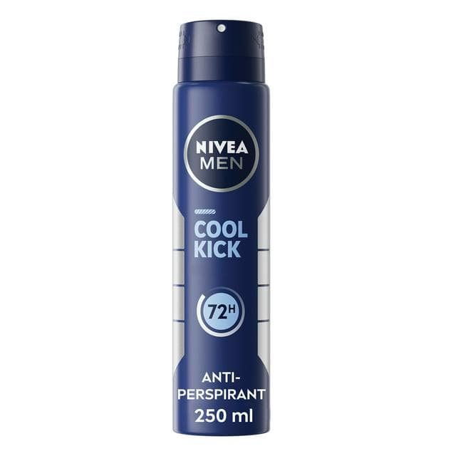 Nivea Men Cool Kick Anti Perspirant Deodorant Spray 250ml - gallery image 1
