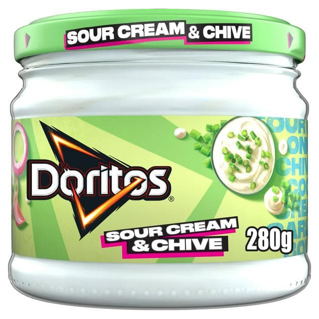 Doritos Cool Sour Cream & Chives Sharing Dip 280g - gallery image 1