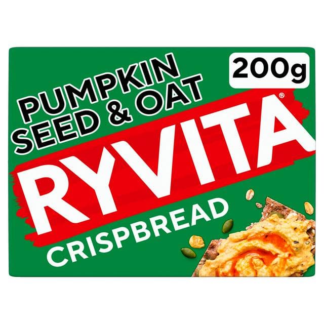 Ryvita Crispbread Pumpkin Seed & Oat Crackers 200g - gallery image 1