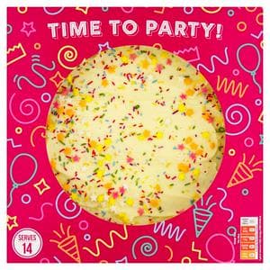 Sainsbury's 14 Time to Party Madeira Cake 907g