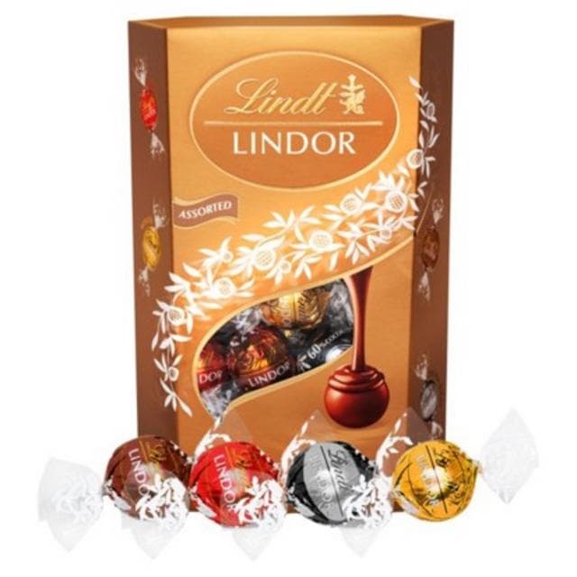 Lindt Lindor Assorted Chocolate Truffles Box 337g - gallery image 2