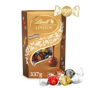 Lindt Lindor Assorted Chocolate Truffles Box 337g