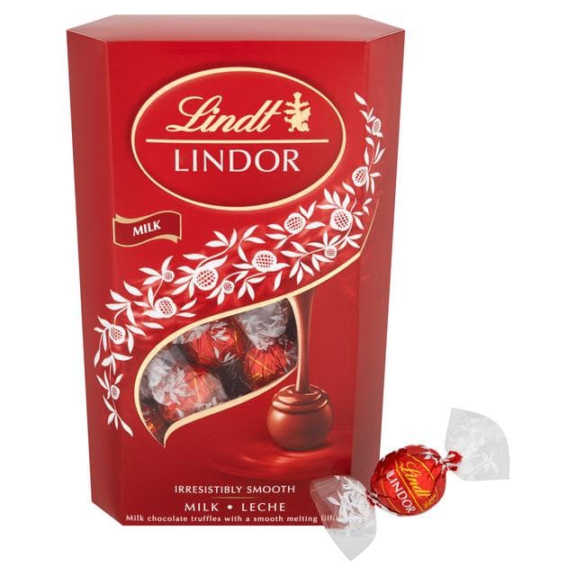 Lindt Lindor Milk Chocolate Truffles Box 337g - gallery image 2