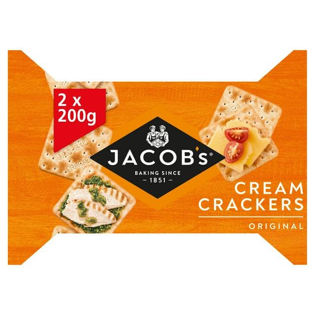 Jacob's Cream Cracker 2x200g - gallery image 1