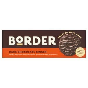 Border Dark Chocolate & Ginger Biscuits 150g
