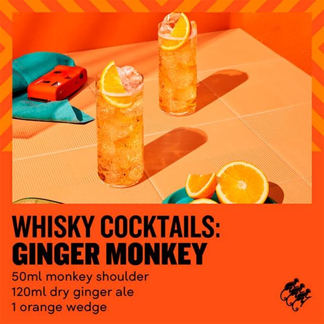 Monkey Shoulder Blended Malt Scotch Whisky 70cl - gallery image 2