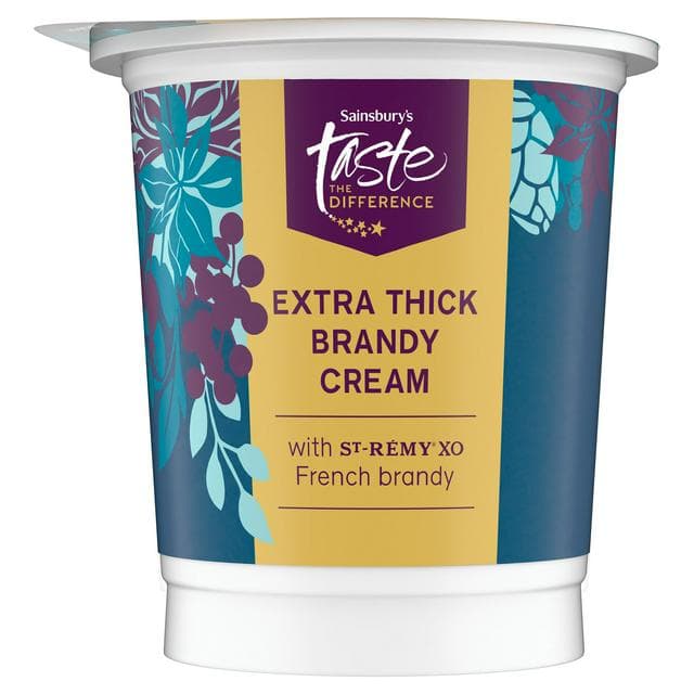 Sainsbury's 250ml Extra Thick Brandy Cream, Taste the Difference - gallery image 1