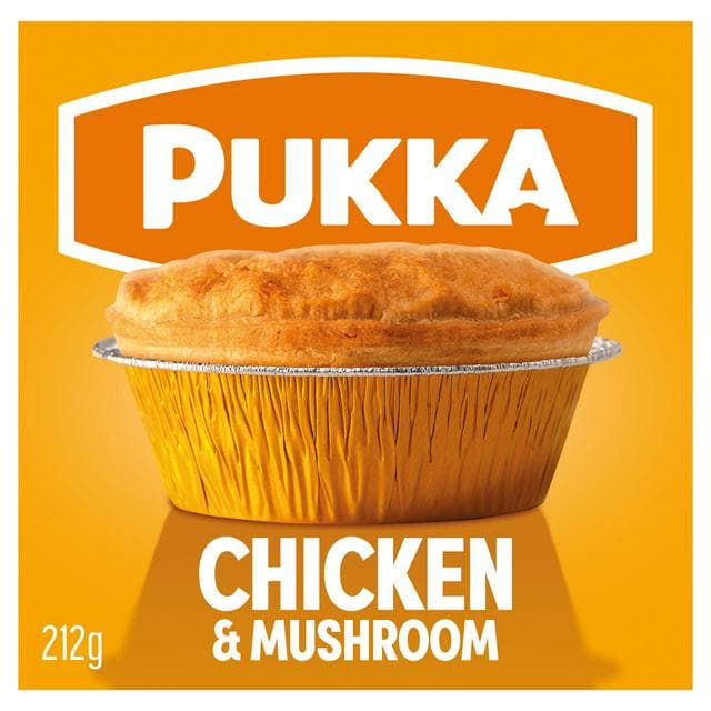 Pukka Pies Chicken & Mushroom Pie 212g - gallery image 1