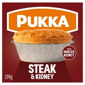 Pukka Pies Steak & Kidney Pie 219g