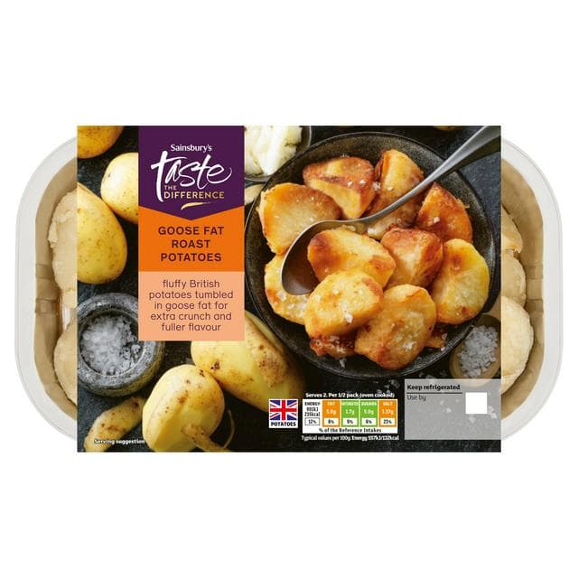 Sainsbury's Chunky Roast Potatoes, Taste the Difference 450g - gallery image 1