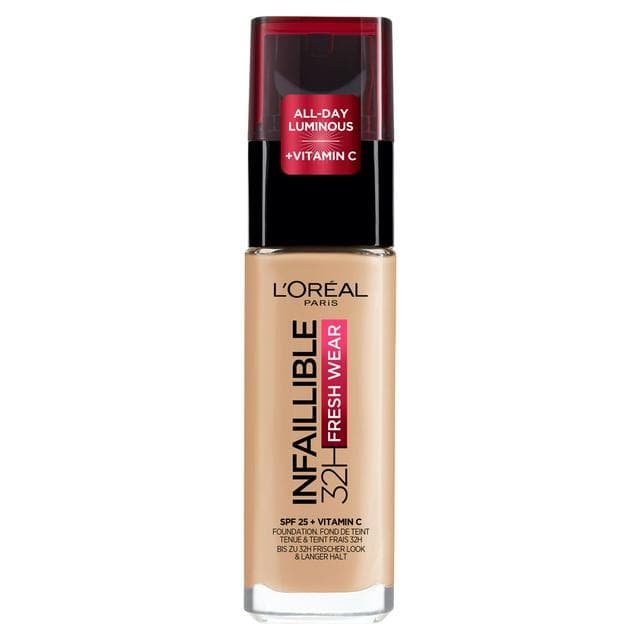 L'Oreal Paris Infallible 32hr Fresh Wear Foundation 120 Golden Vanilla - gallery image 1