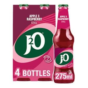 J2O Apple & Raspberry 4x275ml