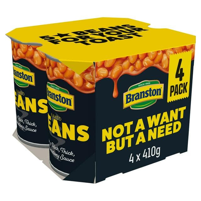 Branston Baked Beans 4x410g - gallery image 1