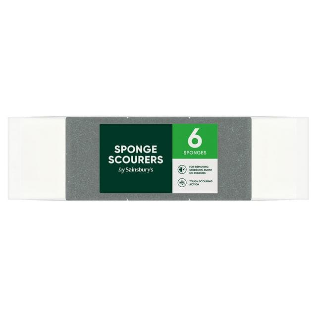 Sainsbury's Sponge Scourer x6 - gallery image 1