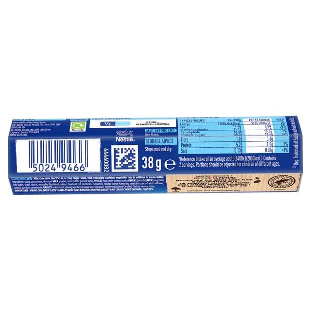 Smarties Milk Chocolate Sweets Tube 38g - gallery image 3