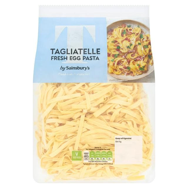 Sainsbury's Fresh Egg Tagliatelle 500g - gallery image 1