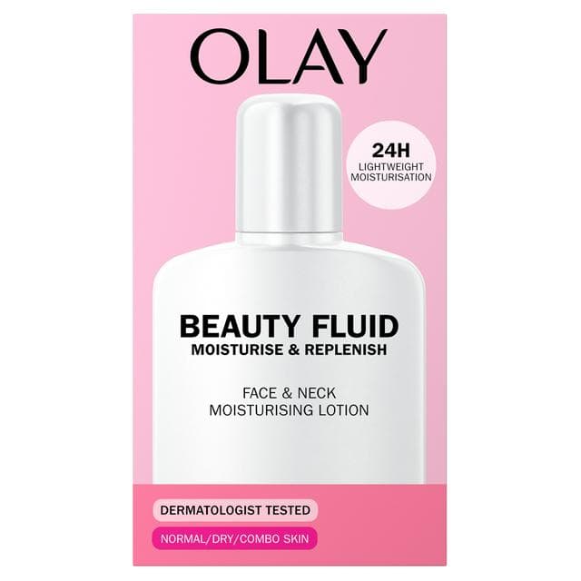 Olay Beauty Fluid Face & Body Moisturiser 200ml - gallery image 1
