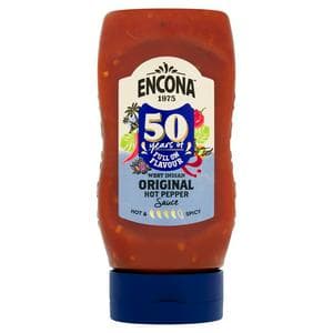 Encona Original Hot Pepper Sauce Squeezy 285g