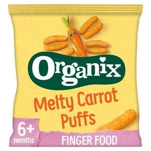 Organix 20g Melty Organic Sweetcorn Rings Baby Puffs 6 months+