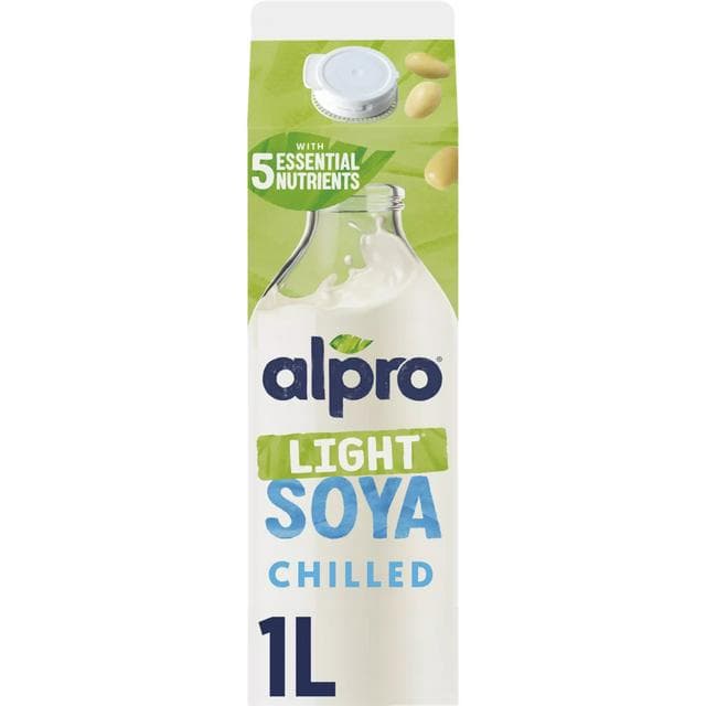 Alpro 1L Soya Light Chilled Dairy Free Drink - gallery image 1