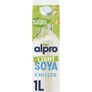 Alpro 1L Soya Light Chilled Dairy Free Drink