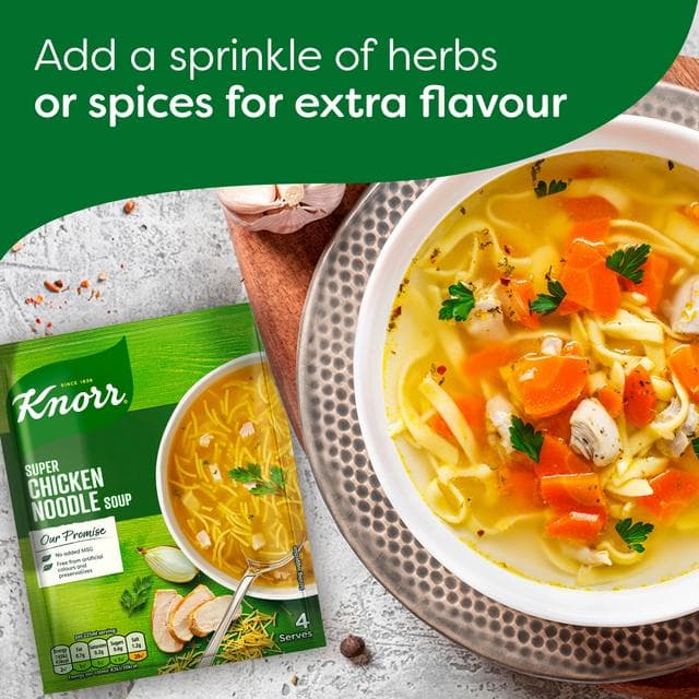 Knorr Dry Packet Soup Super Chicken Noodle 51g - gallery image 4