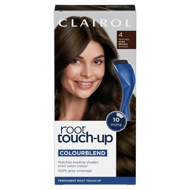 Clairol Root Touch-Up Permanent Hair Dye Dark Brown 4 - gallery image 1