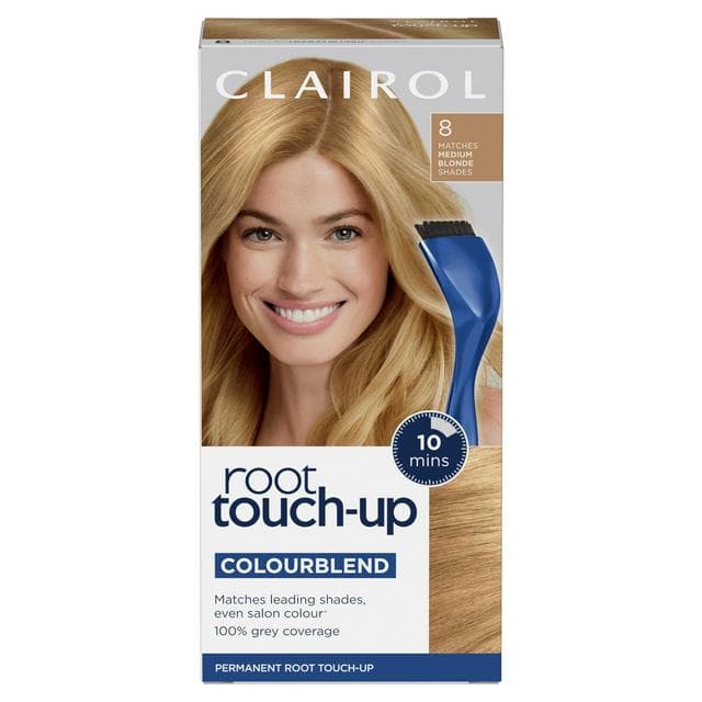Clairol Root Touch-Up Permanent Hair Dye Medium Blonde 8 - gallery image 1