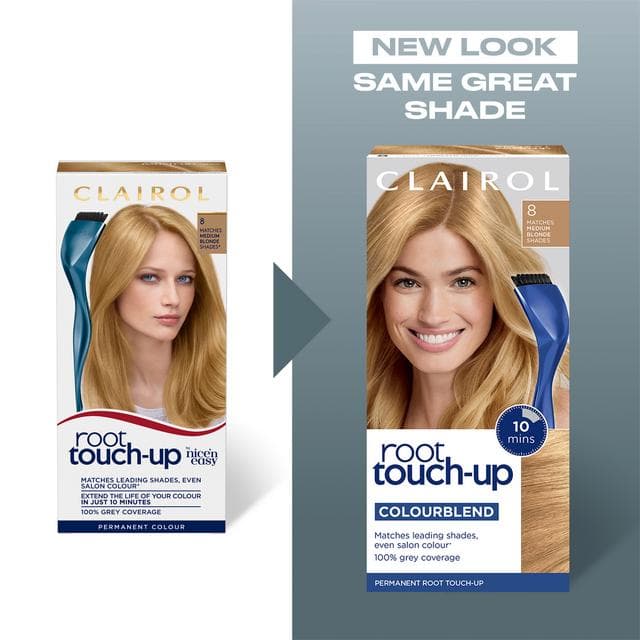 Clairol Root Touch-Up Permanent Hair Dye Medium Blonde 8 - gallery image 4