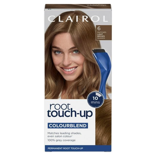 Clairol Root Touch-Up Permanent Hair Dye Light Brown 6 - gallery image 1